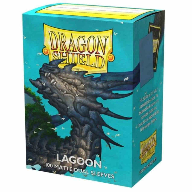 Dragon Shield Dual Sleeves Matte: Lagoon (100)