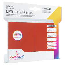 Gamegenic Matte Sleeves: Red (100)