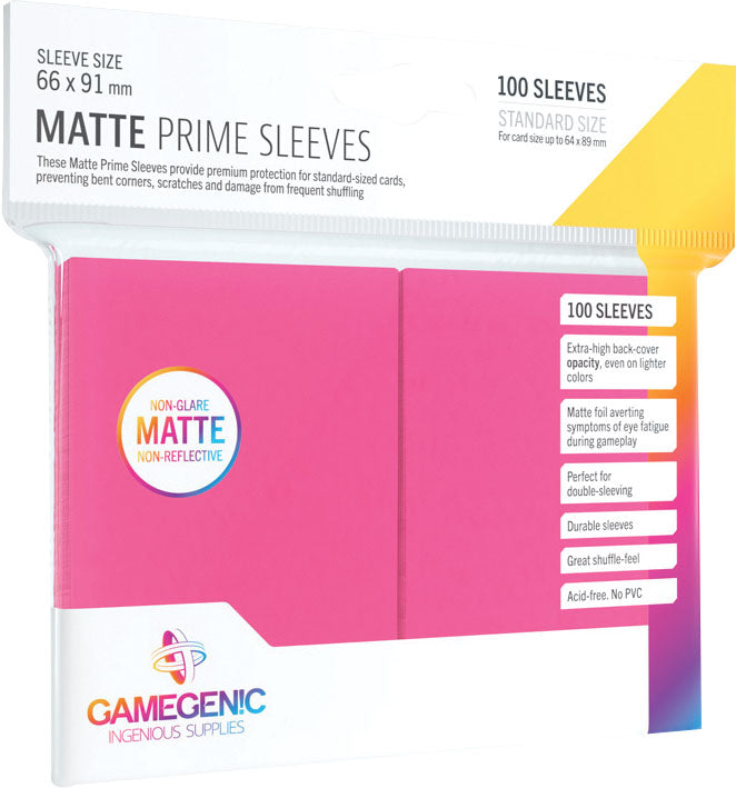 Gamegenic Matte Sleeves: Pink (100)