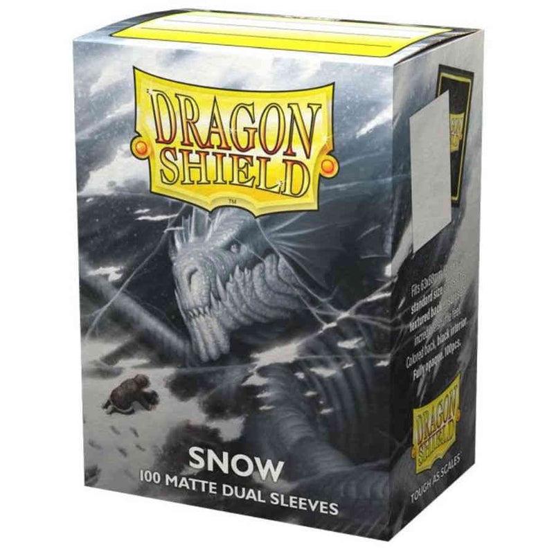Dragon Shield Dual Sleeves Matte: Snow (100)