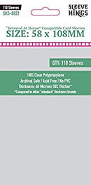 58mm x 108mm - Sleeve Kings (110)