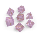 Gemstone Dice 7 Piece Set - Zircon Tourmaline