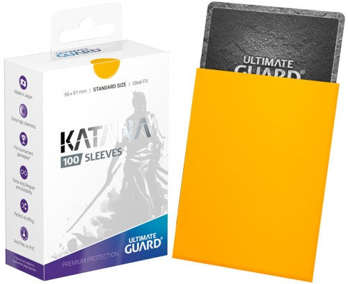 Katana Sleeves: Yellow (100)