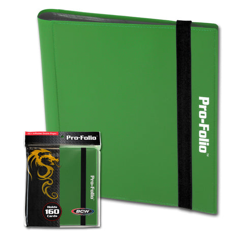 4 Pocket Profolio Green