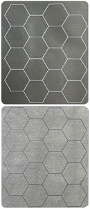 Double-Sided Megamat - 1 in. Black/Grey Hexes (34 x 48 inches)
