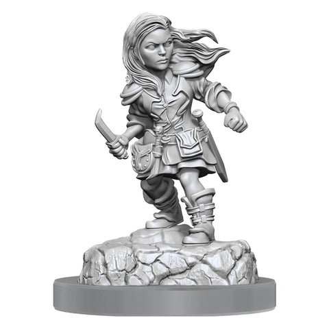 D&D Unpainted Minis: Halfling Rogue Female - Wave 20