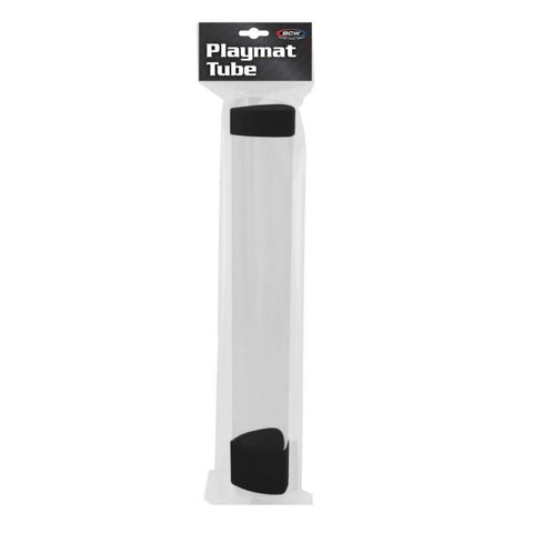 Clear Playmat Tube w/ Dice Cap - Black
