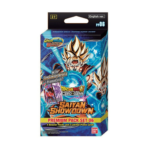 Dragon Ball Super: Unison Warrior Series 6 - Saiyan Showdown Premium Pack Set