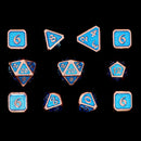 Metal RPG Dice Set (11) - Mythica Copper Aquamarine