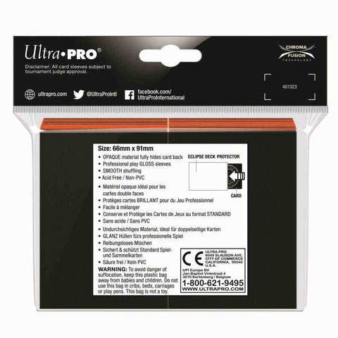 Eclipse Sleeves - Gloss: Pumpkin Orange (100)