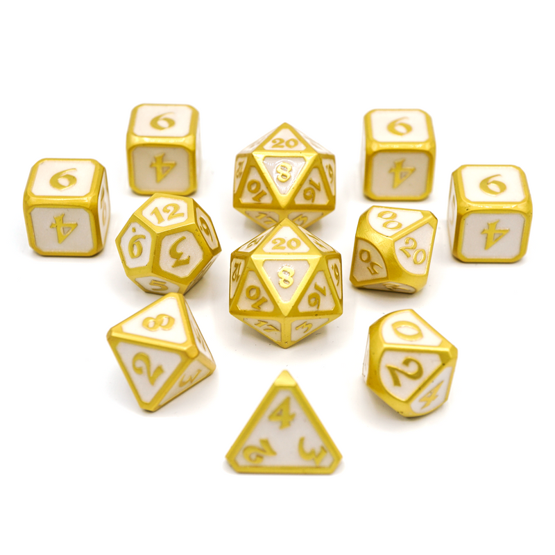 Metal RPG Dice Set (11) - Mythica Celestial Relic