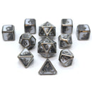 Metal RPG Dice Set (11) - Mythica Spellbinder Shadesteel