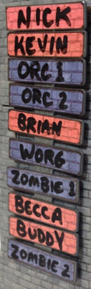 Dry-Erase Magnetic Turn Tracker