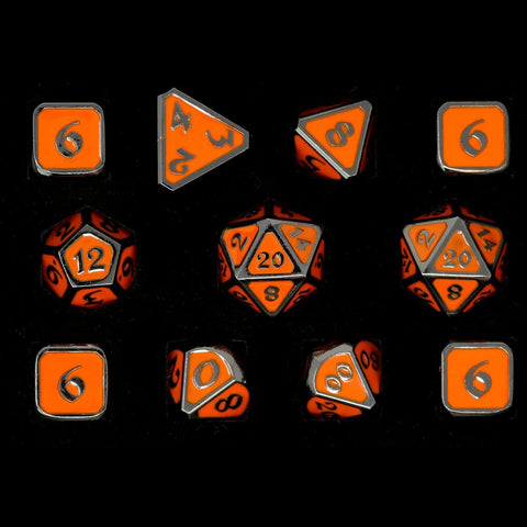 Metal RPG Dice Set (11) - Mythica Sinister Harvest