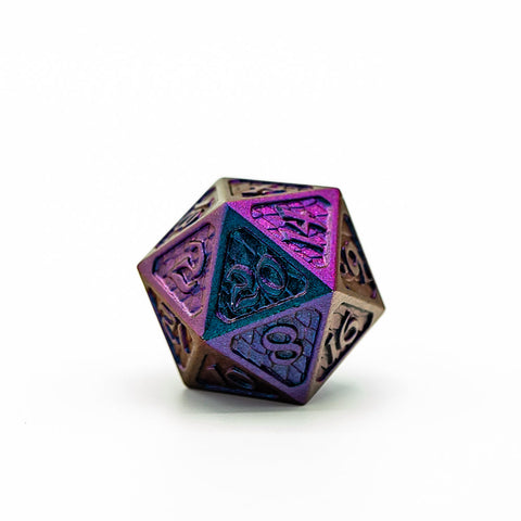 Metal d20 (1) - Drakona Khaos Lunar Abyss