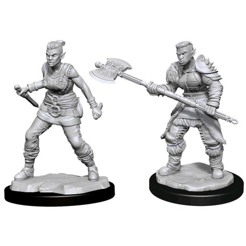 D&D Unpainted Minis: Orc Barbarian (Female)