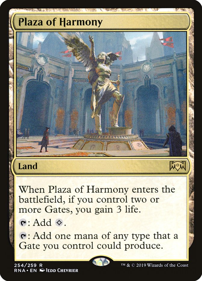Plaza of Harmony [Ravnica Allegiance]