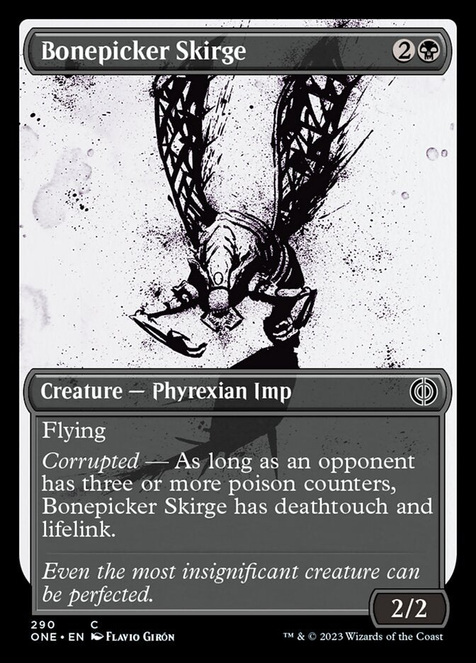 Bonepicker Skirge (Showcase Ichor) [Phyrexia: All Will Be One]