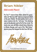 Brian Kibler Bio [World Championship Decks 2002]