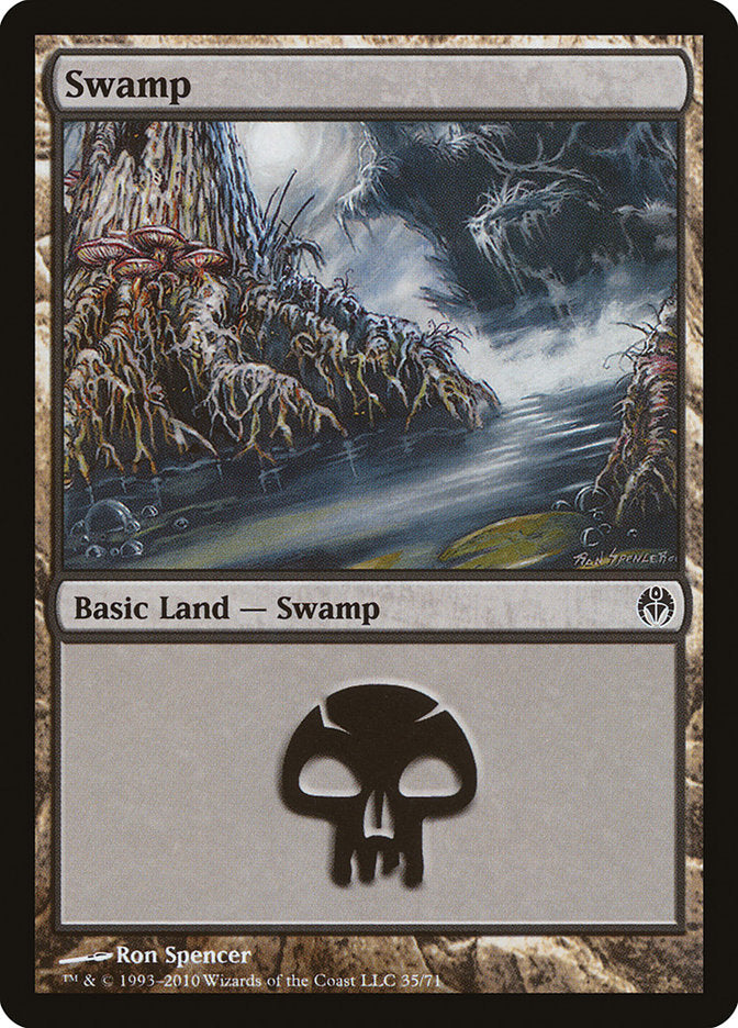 Swamp (35) [Duel Decks: Phyrexia vs. the Coalition]