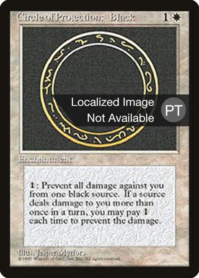 Circle of Protection: Black [Fourth Edition (Foreign Black Border)]