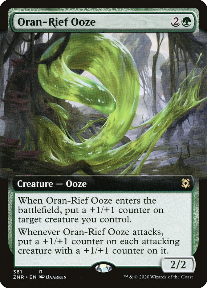 Oran-Rief Ooze (Extended Art) [Zendikar Rising]