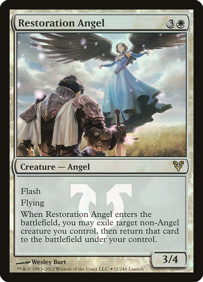 Restoration Angel (Launch) [Avacyn Restored Prerelease Promos]