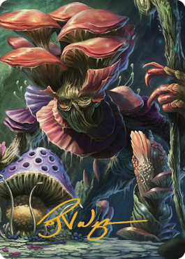 Myconid Spore Tender Art Card (Gold-Stamped Signature) [Commander Legends: Battle for Baldur's Gate Art Series]