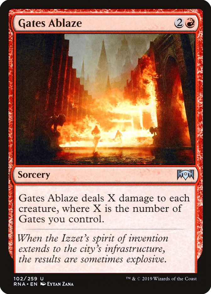 Gates Ablaze [Ravnica Allegiance]