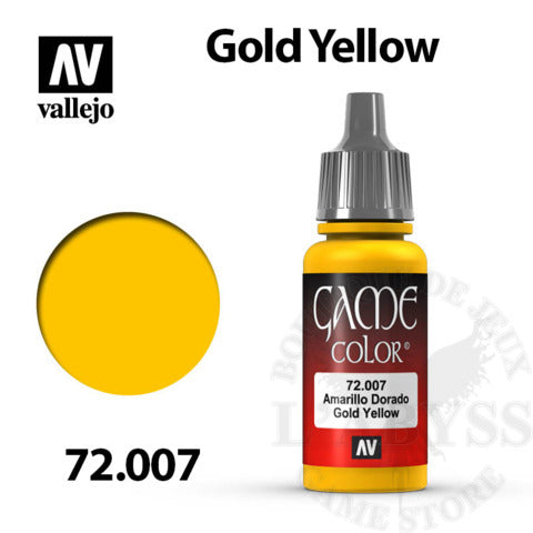 Picture of Vallejo Game Color - Gold Yellow - VAL72007 - 17ml