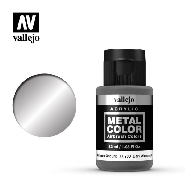 Picture of Vallejo Acrylic - Metal Color - Dark Aluminium