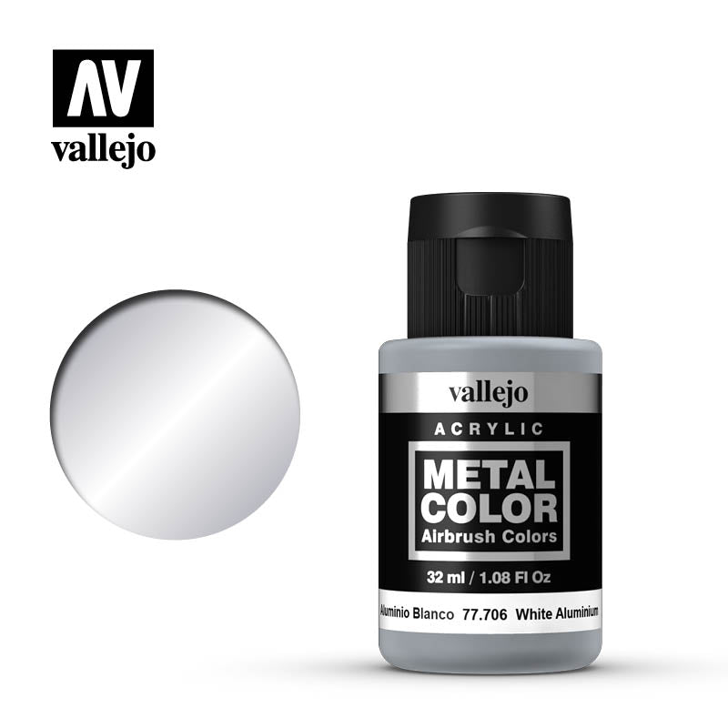 Picture of Vallejo Acrylic - Metal Color - White Aluminium