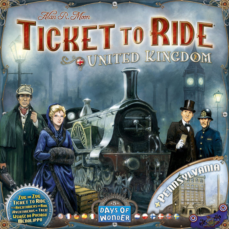 Picture of Ticket to Ride Map Collection: Volume 5 - United Kingdom & Pennsylvania