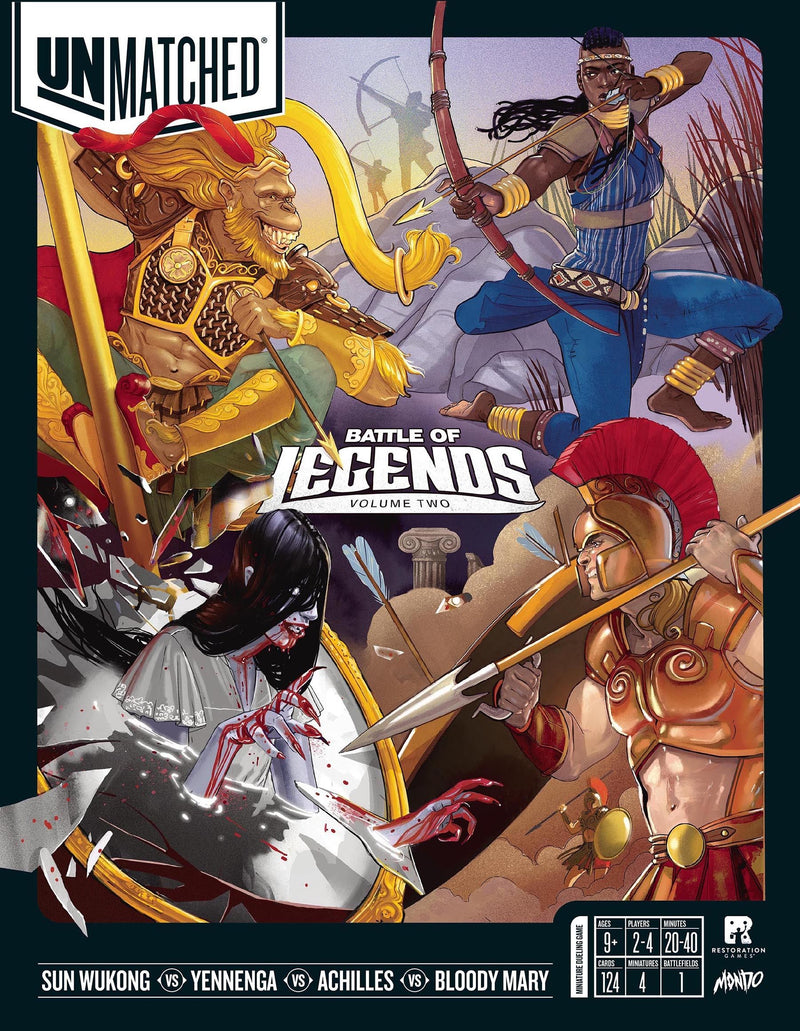 Unmatched: Battle of Legends Volume 2 - Achilles, Yennenga, Sun Wukong, Bloody Mary