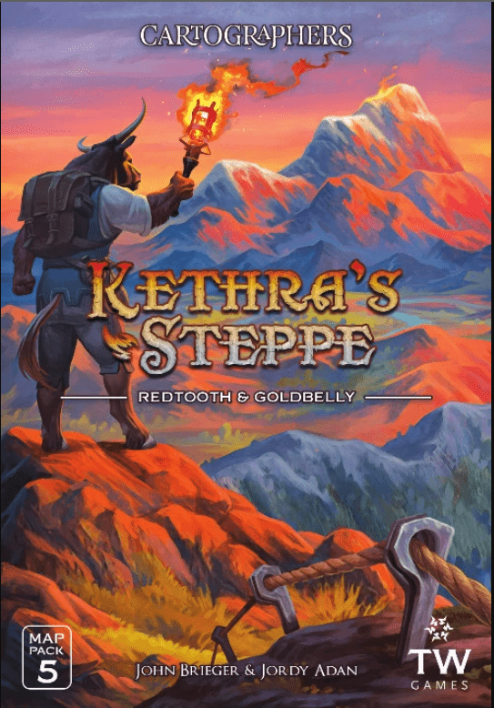 Cartographers Map Pack 5: Kethras Steppe - Redtooth and Goldbelly