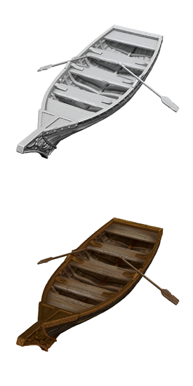 Rowboat & Oars W18