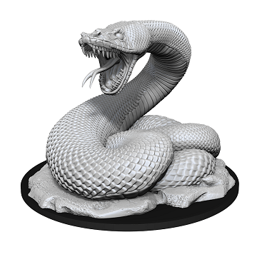 D&D Unpainted Minis: Giant Constrictor Snake