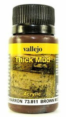Picture of Vallejo Acrylic - Thick Mud - Brown Mud