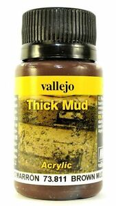 Picture of Vallejo Acrylic - Thick Mud - Brown Mud