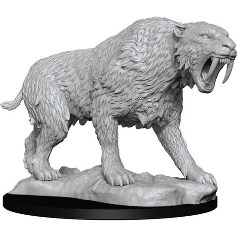 D&D Unpainted Minis: Saber-Toothed Tiger