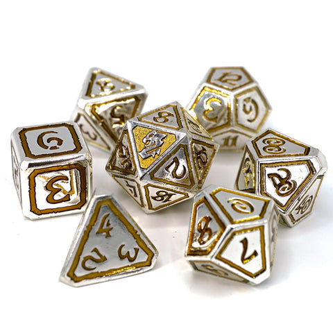 Metal RPG Dice Set (7) - Usurpers of Gilded Ruin