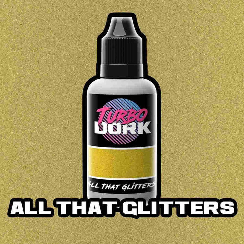 A picture of Turbo Dork - Flourish Acrylic Paint: All That Glitters (20ml Bottle)