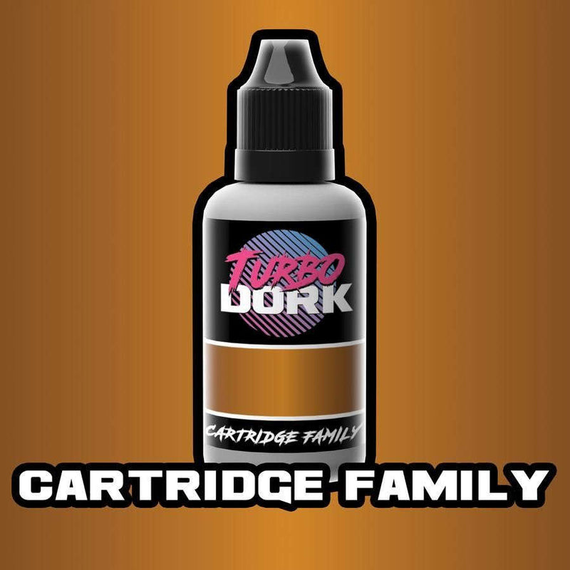 A picture of Turbo Dork - Metallic Acrylic Paint: Cartridge Family (20ml Bottle)
