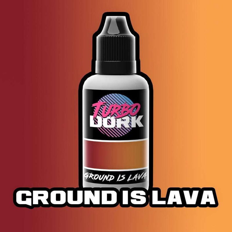 A picture of Turbo Dork - Turboshift Acrylic Paint: Ground Is Lava (20ml Bottle)