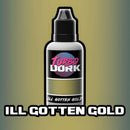 A picture of Turbo Dork - Metallic Acrylic Paint: Ill Gotten Gold (20ml Bottle)