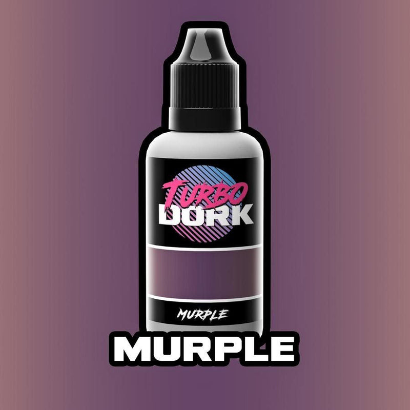 A picture of Turbo Dork - Metallic Acrylic Paint: Murple (20ml Bottle)