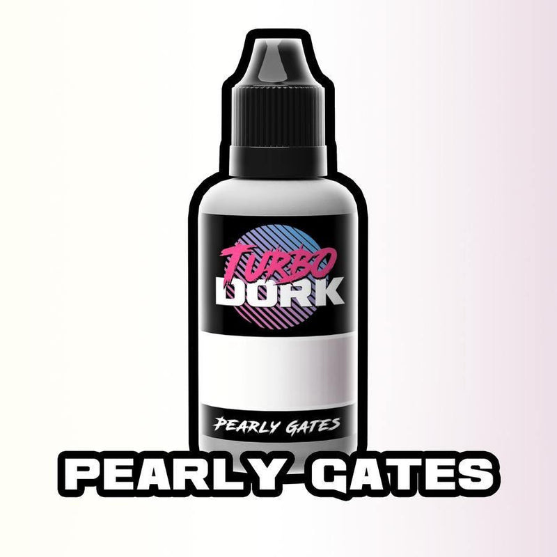 A picture of Turbo Dork - Metallic Acrylic Paint: Pearly Gates  (20ml Bottle)