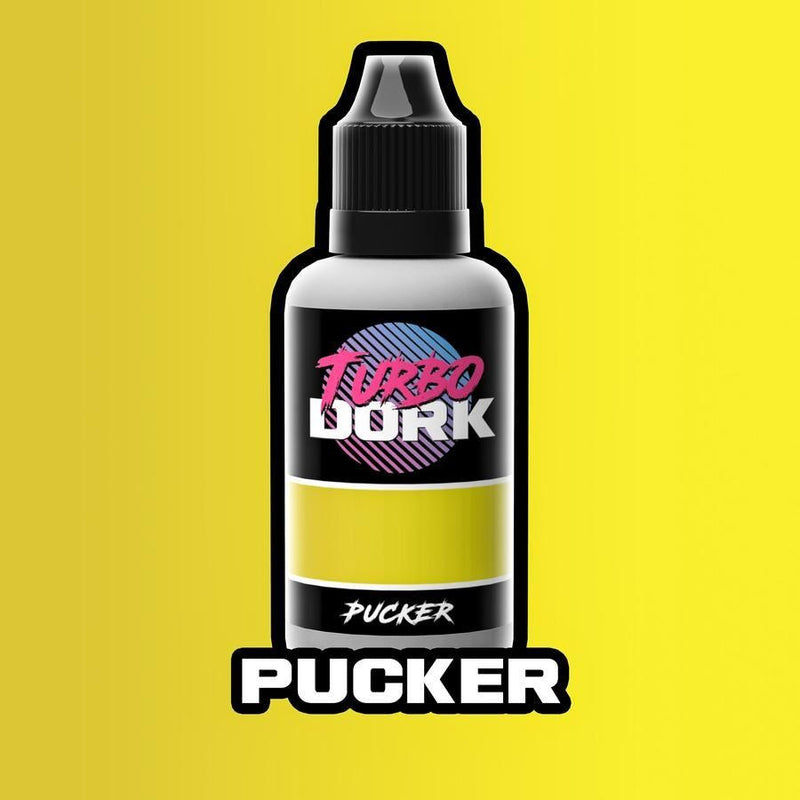 A picture of Turbo Dork - Metallic Acrylic Paint: Pucker  (20ml Bottle)