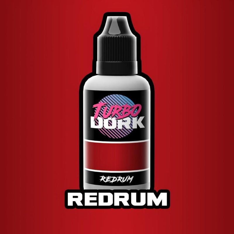 A picture of Turbo Dork - Metallic Acrylic Paint: Redrum  (20ml Bottle)