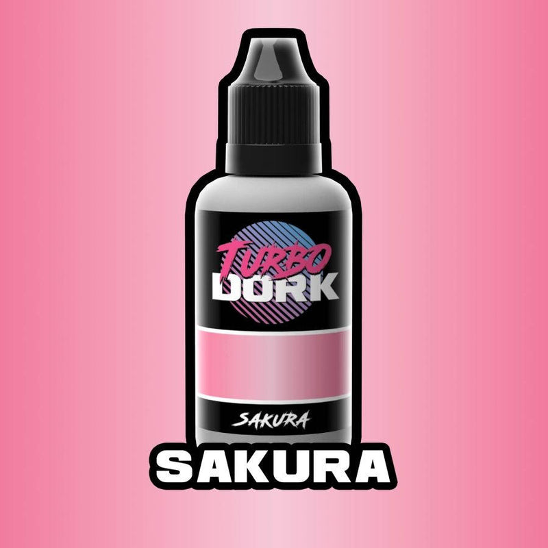 A picture of Turbo Dork - Metallic Acrylic Paint: Sakura (20ml Bottle)